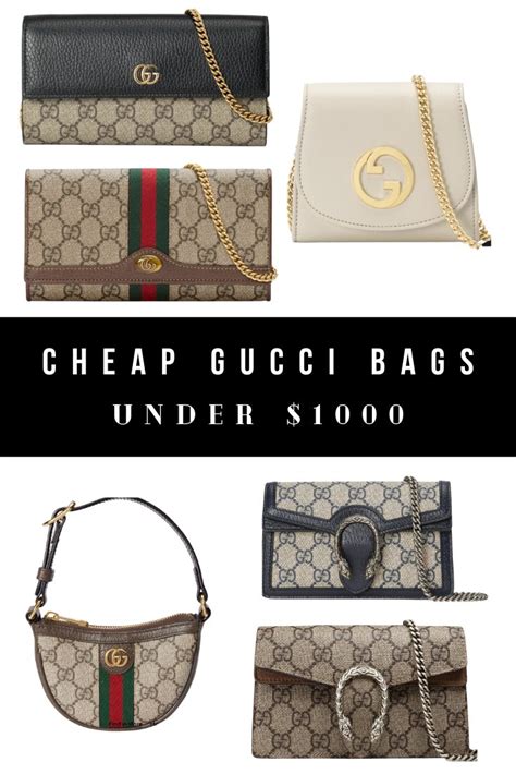 cheapest thing you can buy from gucci|gucci bag for under 1000.